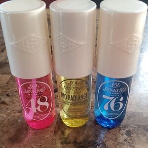 Sol de Janeiro Scented Trio in Pink, Yellow, and Blue